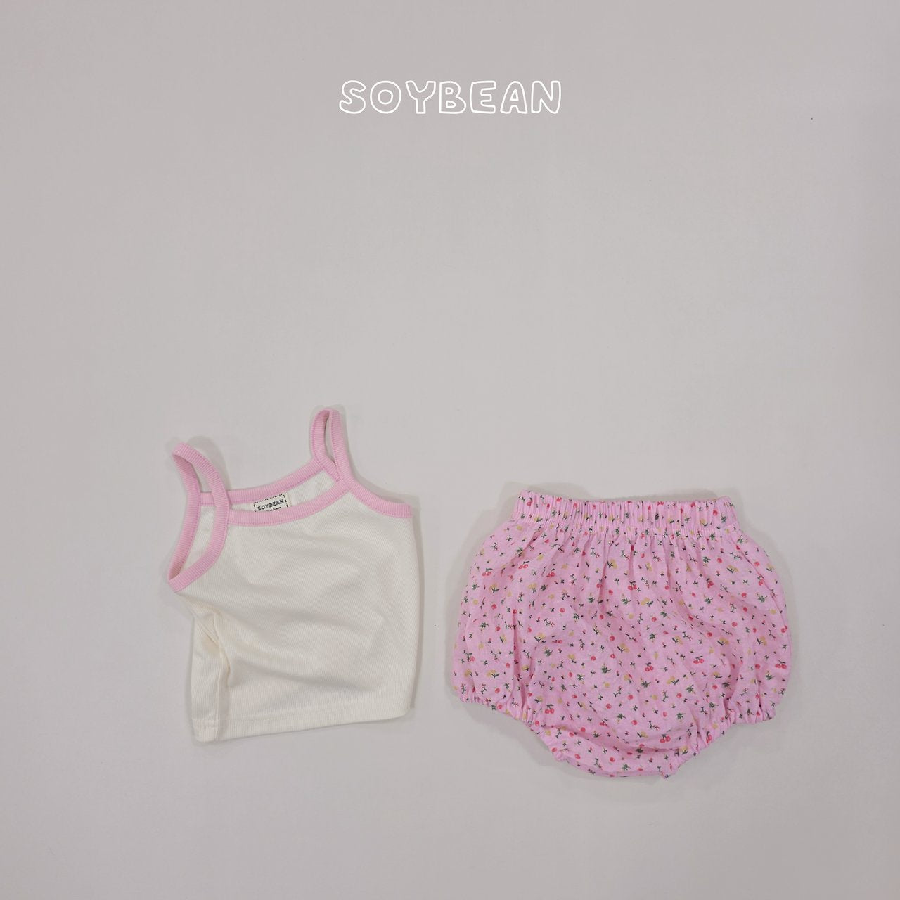 [PRE-ORDER] Pumpkin Floral Top Bottom Set
