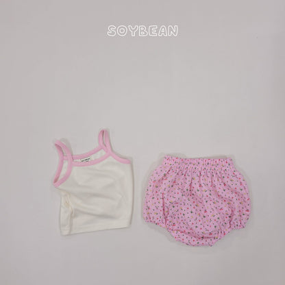[PRE-ORDER] Pumpkin Floral Top Bottom Set