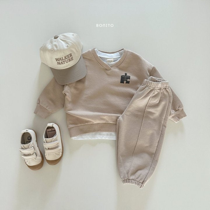 Jogger Pants [Light Beige/XL(5-6yr)]