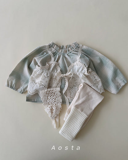 [PRE-ORDER] Le Check Blouse