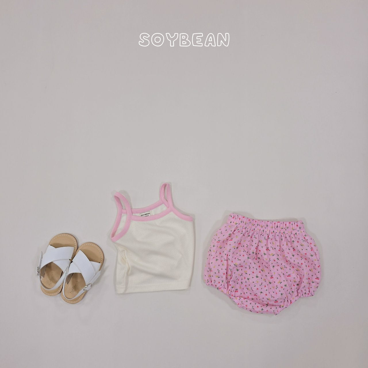 [PRE-ORDER] Pumpkin Floral Top Bottom Set