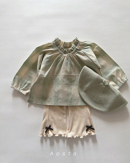 [PRE-ORDER] Le Check Blouse