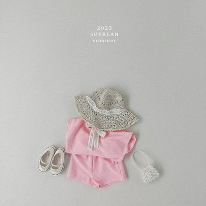 A/C Top Bottom Set [Black/M(3-4yr)]