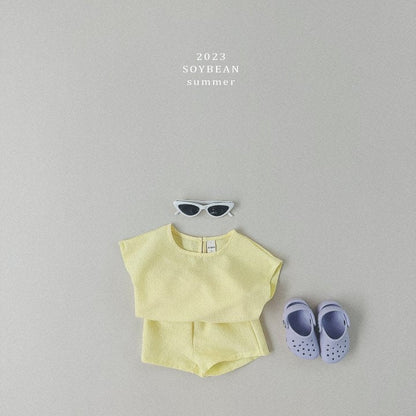 A/C Top Bottom Set [Black/M(3-4yr)]