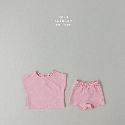 A/C Top Bottom Set [Black/M(3-4yr)]