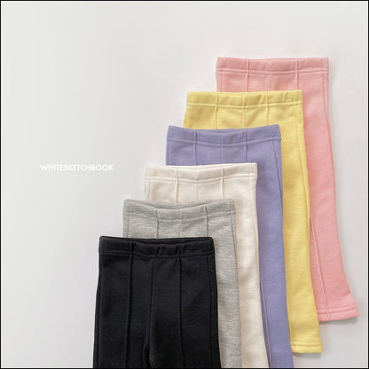 [PRE-ORDER] Pin-Tuck Boot-Cut Pants