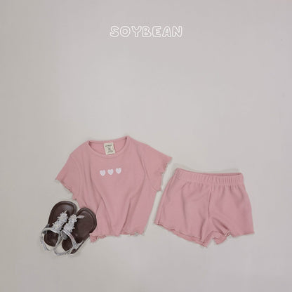 [PRE-ORDER] Heart Wave Top Bottom Set