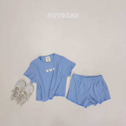 [PRE-ORDER] Heart Wave Top Bottom Set