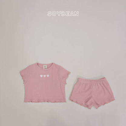 [PRE-ORDER] Heart Wave Top Bottom Set