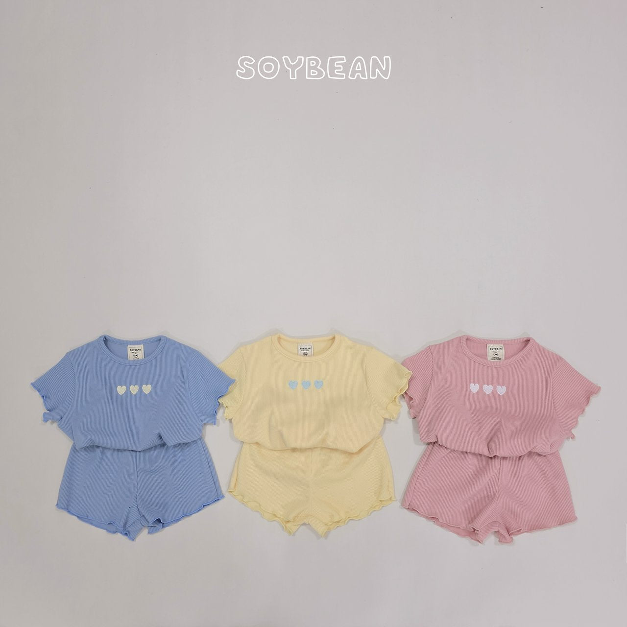 [PRE-ORDER] Heart Wave Top Bottom Set