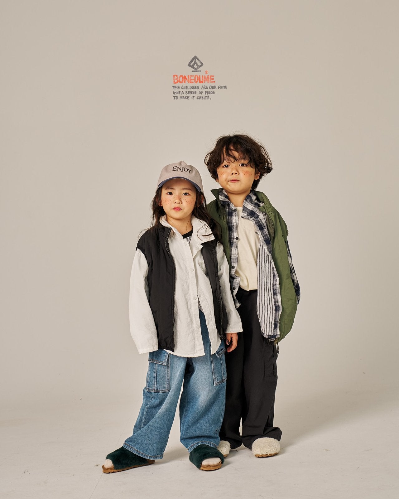 Double Check Shirts [Dark Navy/XS(1-2yr)]