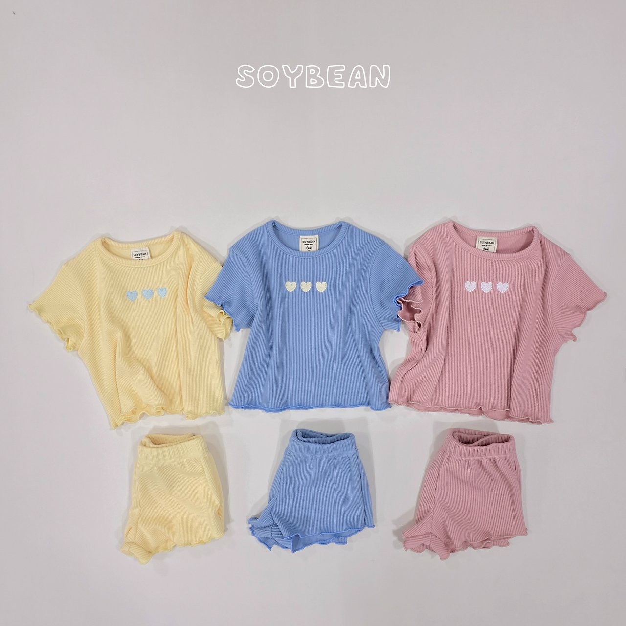 [PRE-ORDER] Heart Wave Top Bottom Set