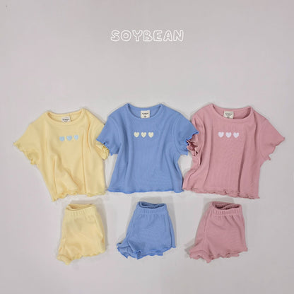 [PRE-ORDER] Heart Wave Top Bottom Set