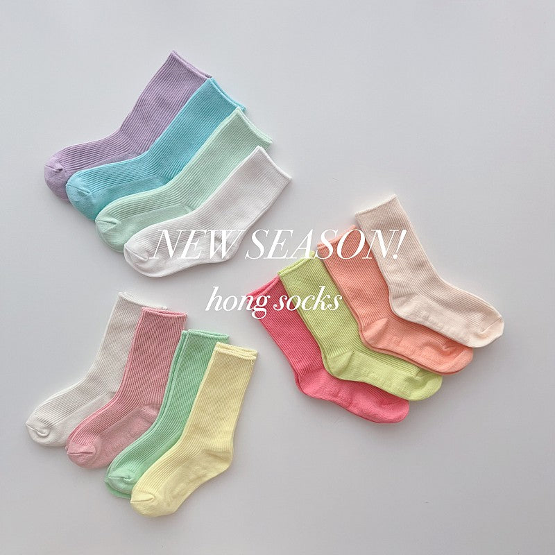 Hong Socks Set [Lemon Candy Set/XL(7-10yr/200-220mm)]