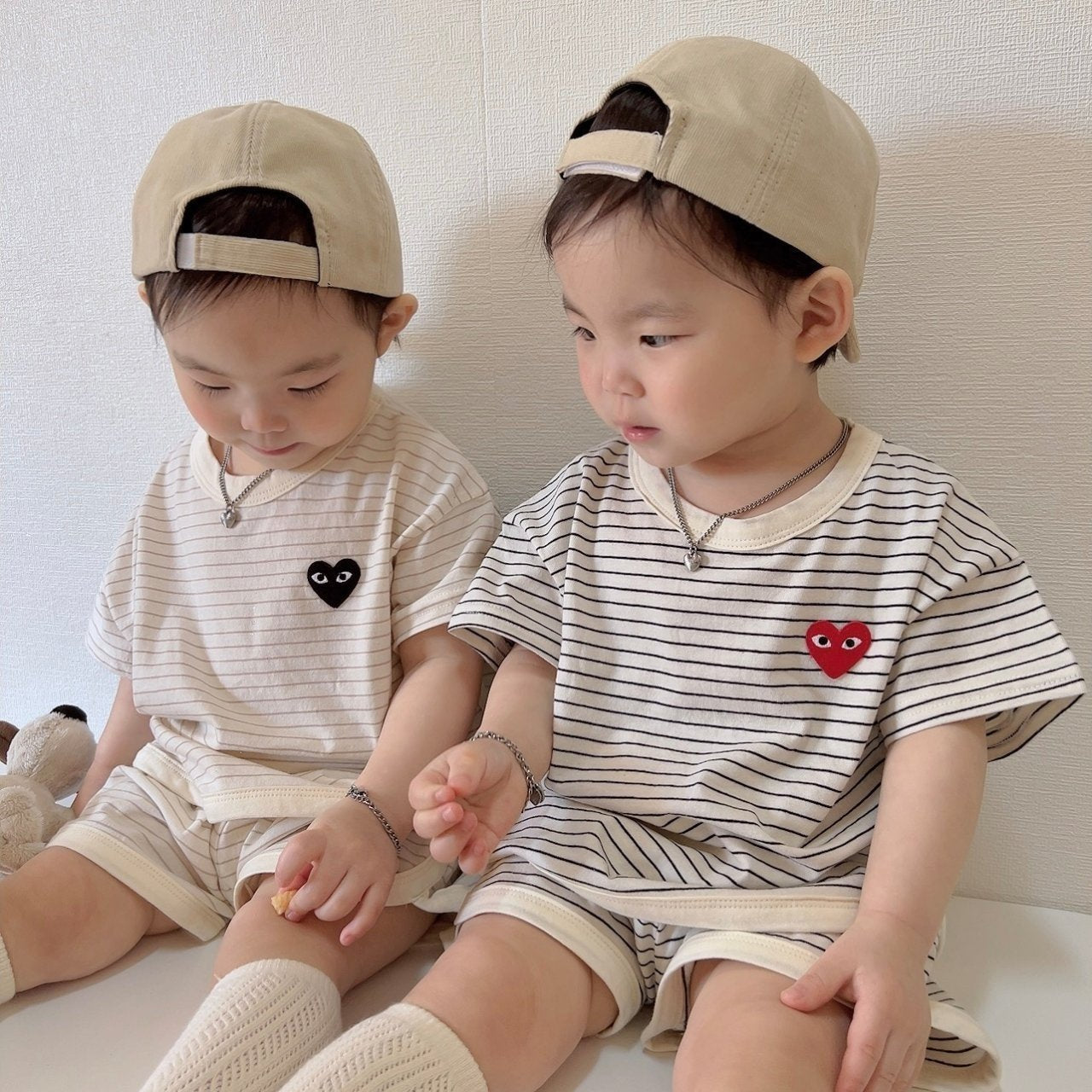 [PRE-ORDER] Simple Heart Top Bottom Set