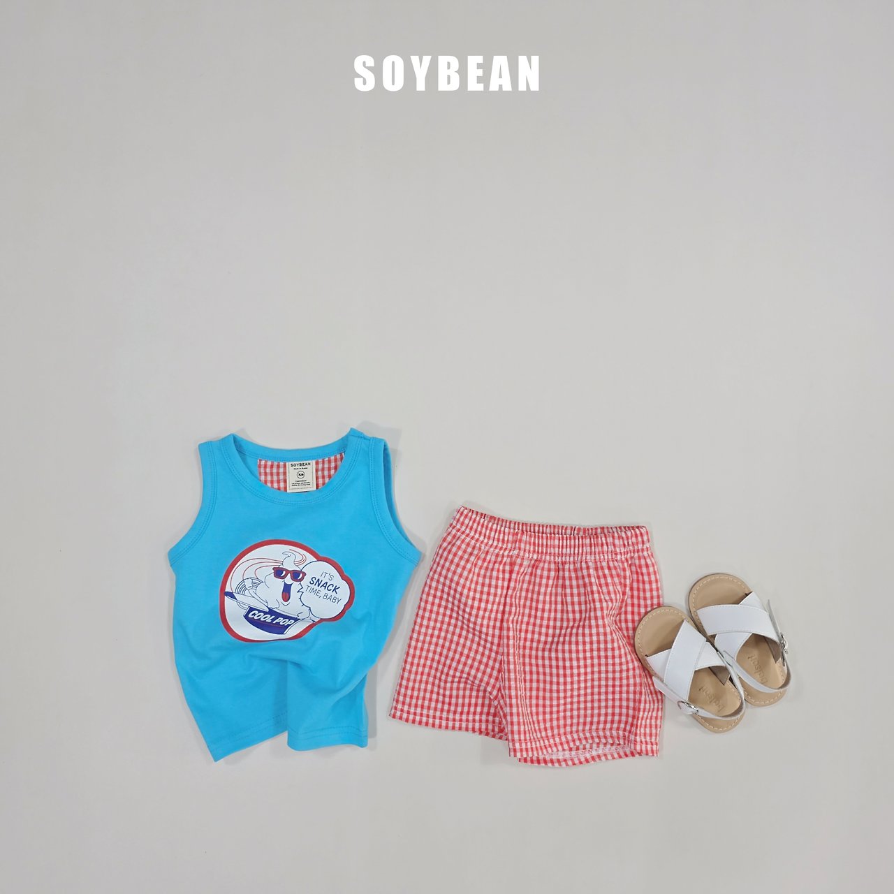[PRE-ORDER] Cool Pop Check Top Bottom Set