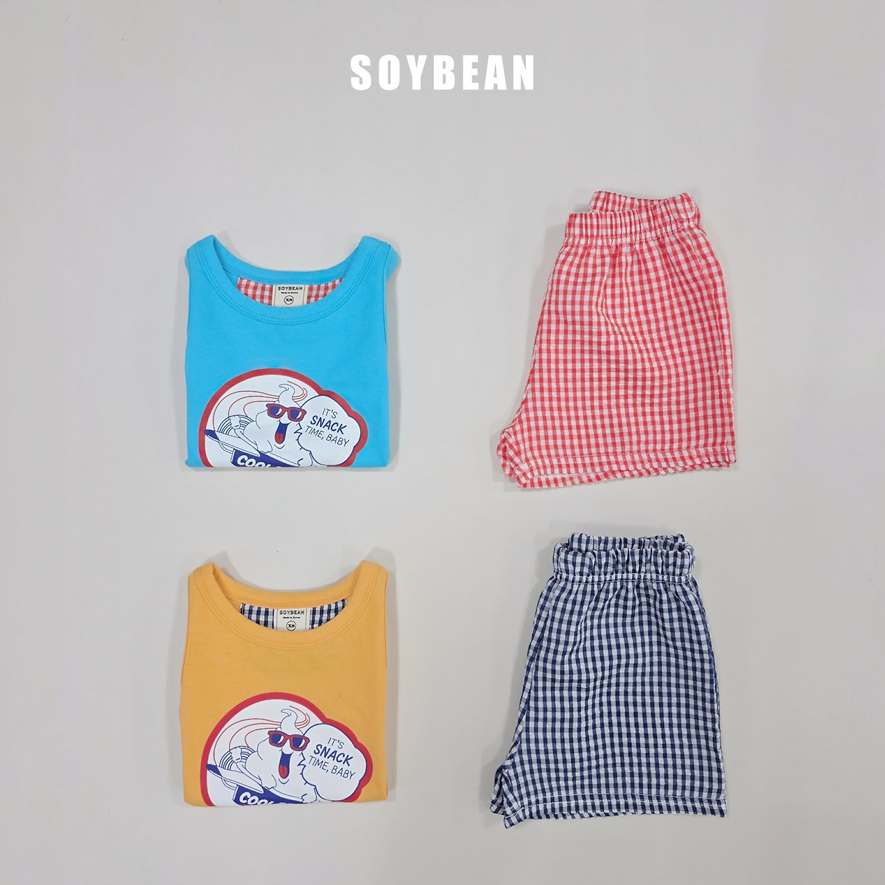 [PRE-ORDER] Cool Pop Check Top Bottom Set