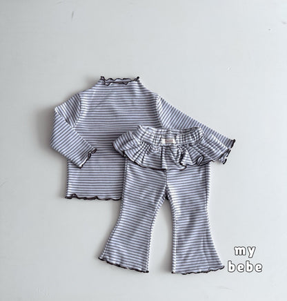 [PRE-ORDER] Stripe Half Turtleneck T-Shirts