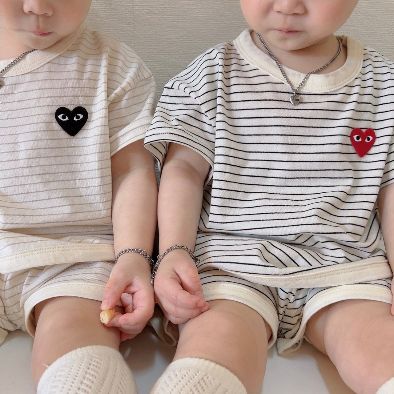 [PRE-ORDER] Simple Heart Top Bottom Set