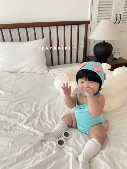 [PRE-ORDER] My Mimi Swim Suit + Bonnet Set