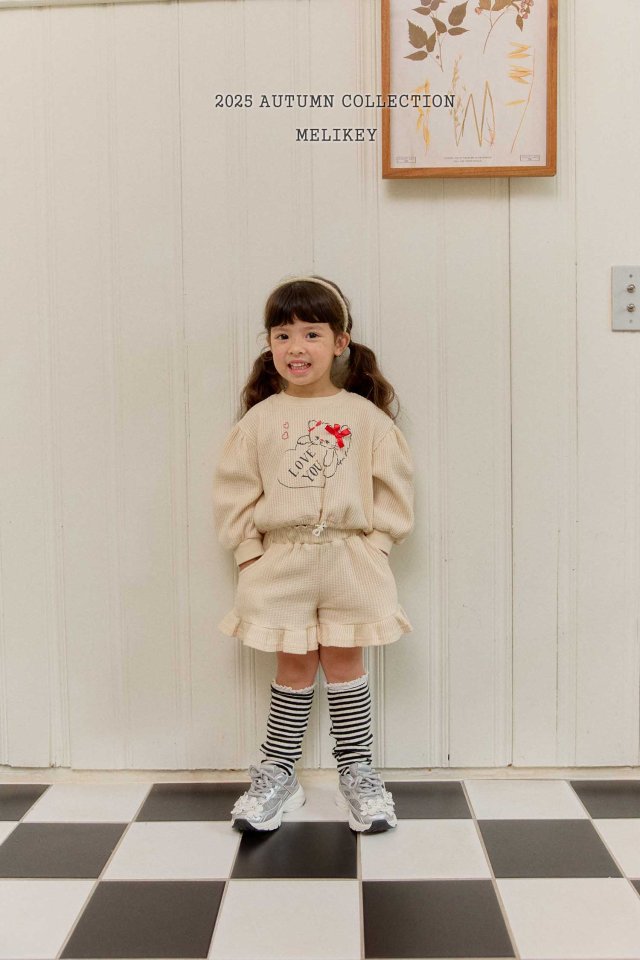 [PRE-ORDER] Cat Waffle Top Bottom Set