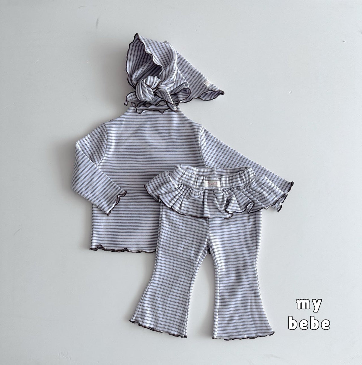 [PRE-ORDER] Stripe Half Turtleneck T-Shirts