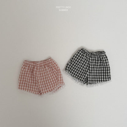 [PRE-ORDER] Check Frill Shorts