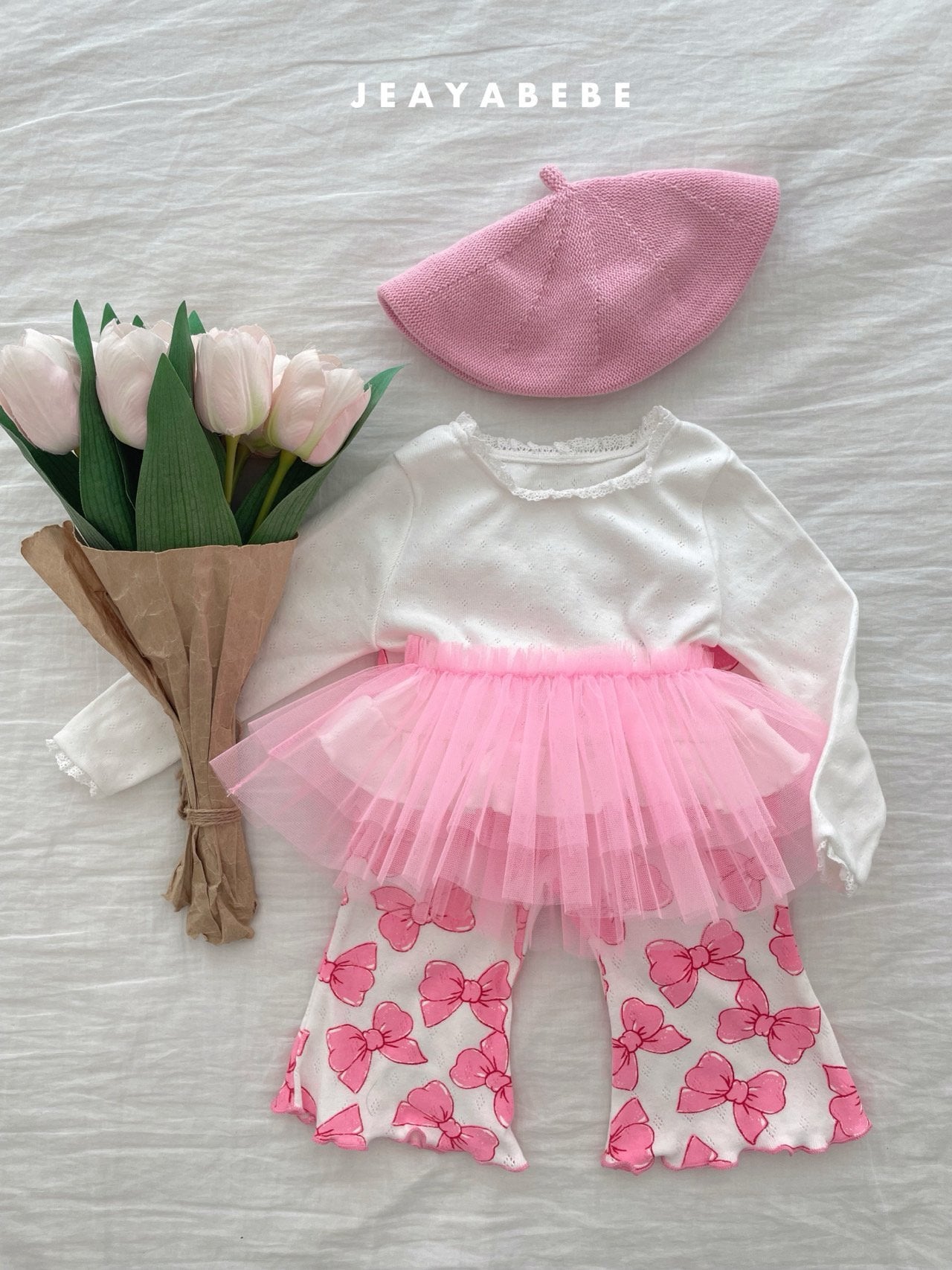 [PRE-ORDER] Eyelet Boot-Cut Pants