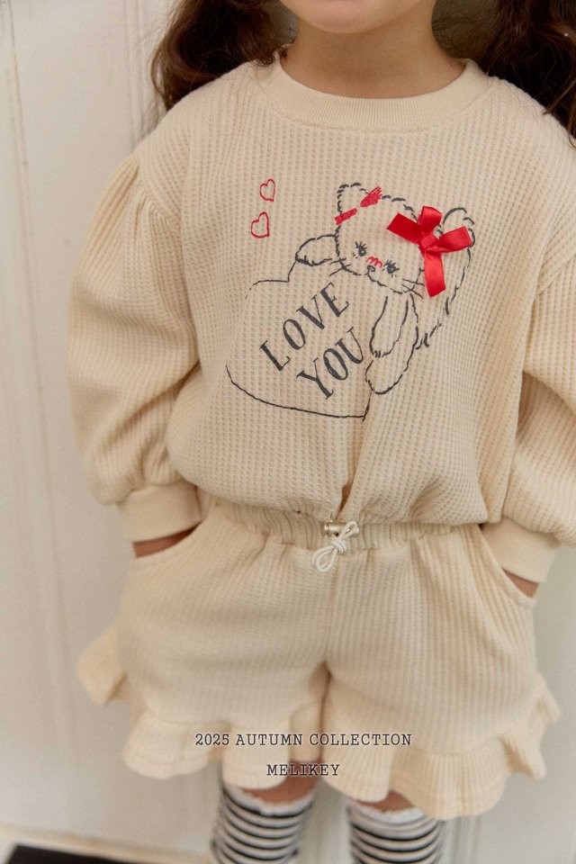[PRE-ORDER] Cat Waffle Top Bottom Set