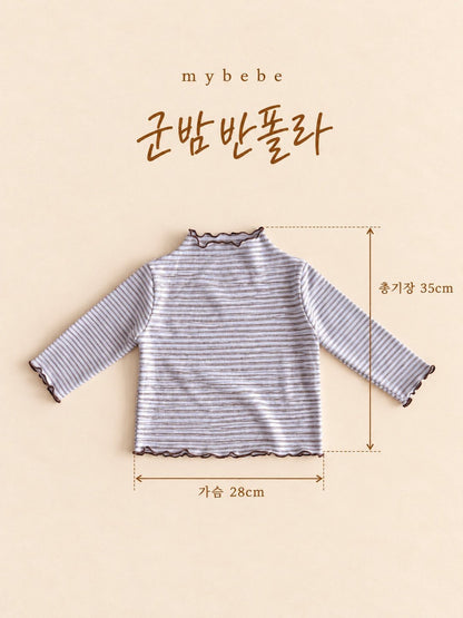 [PRE-ORDER] Stripe Half Turtleneck T-Shirts