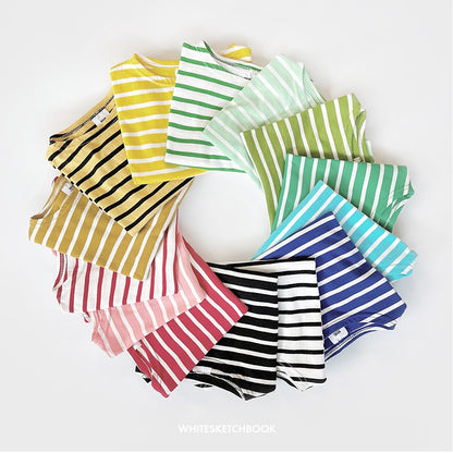 Saint T-Shirts [Ivory-Red/5/S(2-3yr)]