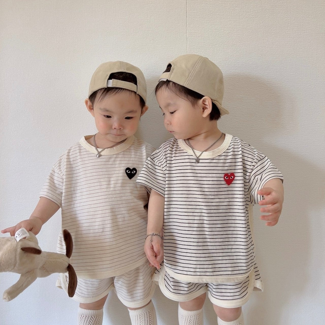 [PRE-ORDER] Simple Heart Top Bottom Set
