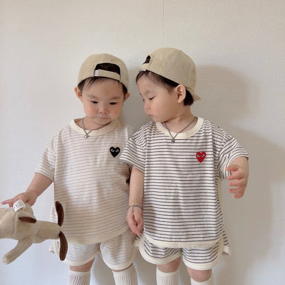 [PRE-ORDER] Simple Heart Top Bottom Set