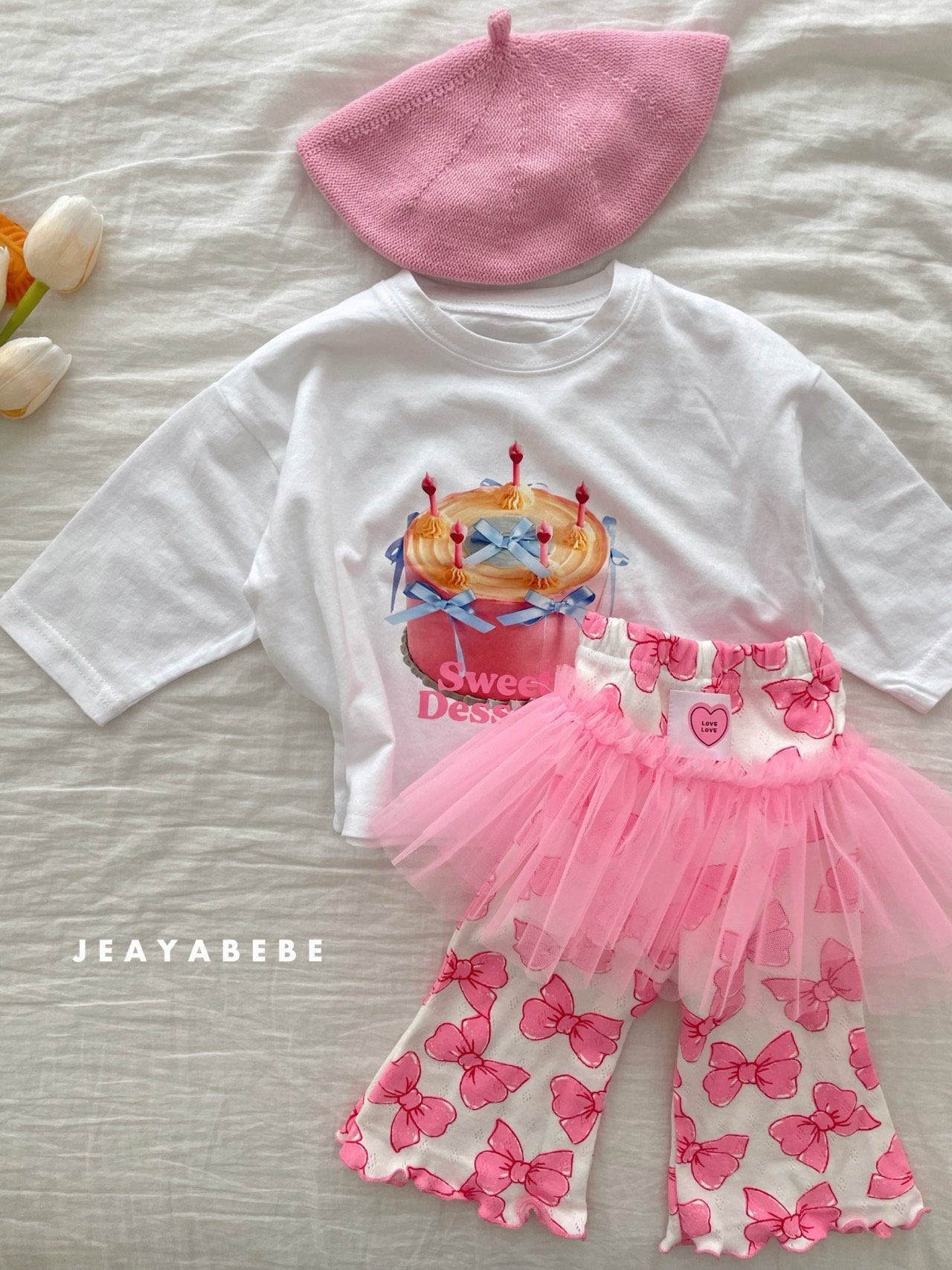 [PRE-ORDER] Eyelet Boot-Cut Pants