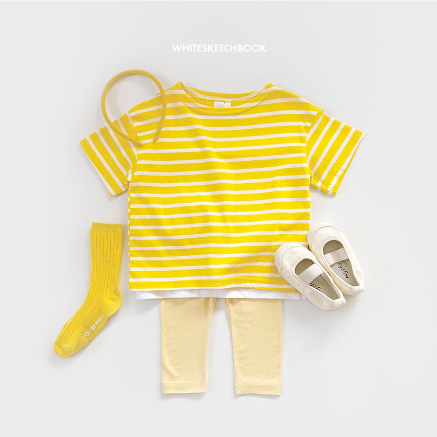 Saint T-Shirts [Ivory-Red/5/S(2-3yr)]
