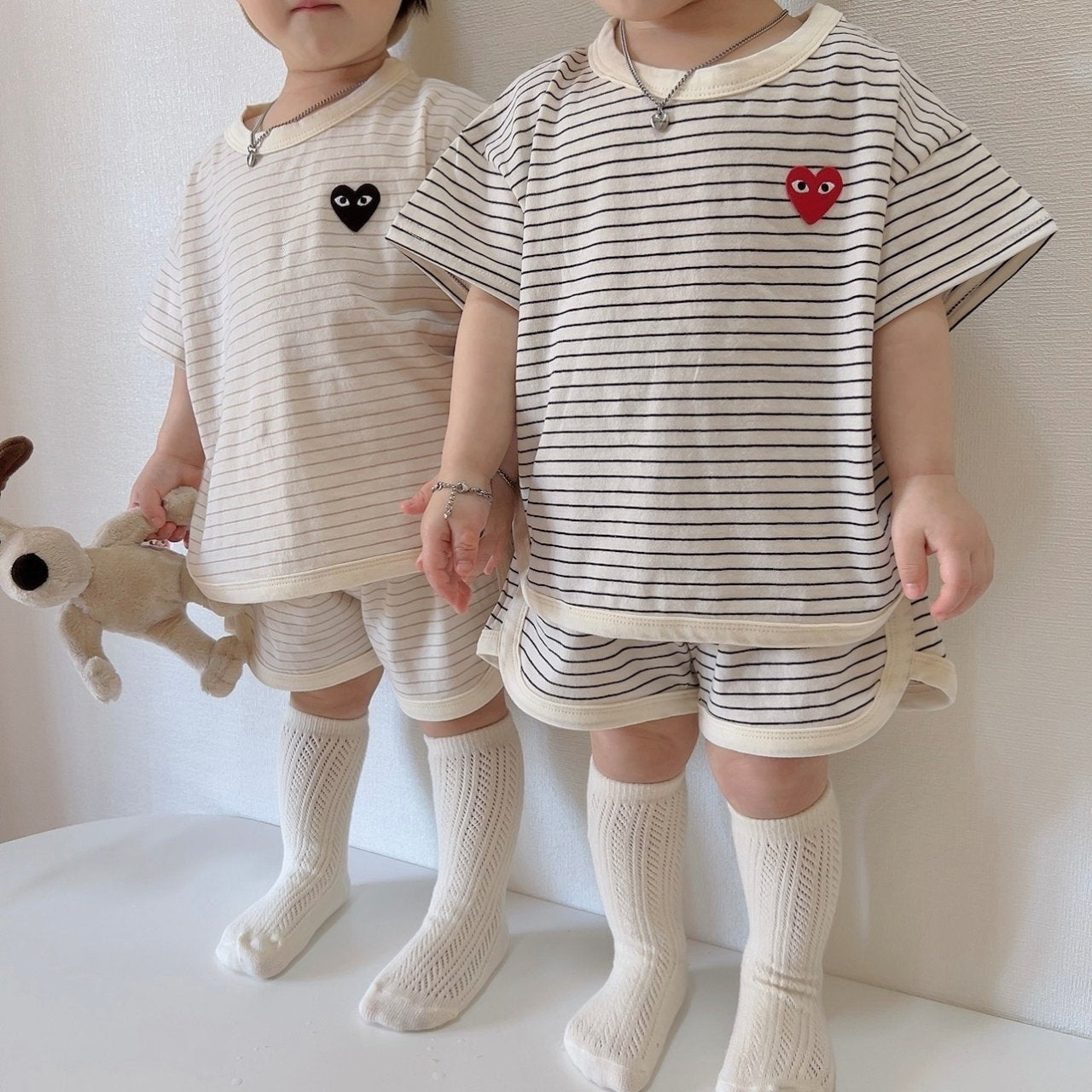 [PRE-ORDER] Simple Heart Top Bottom Set