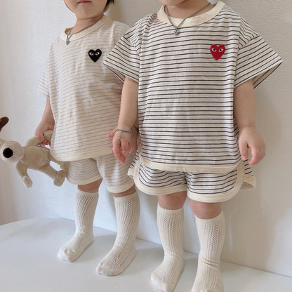 [PRE-ORDER] Simple Heart Top Bottom Set