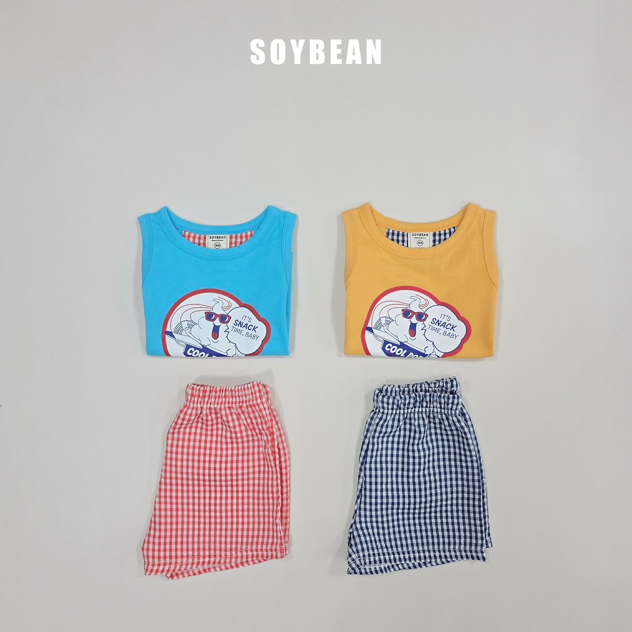 [PRE-ORDER] Cool Pop Check Top Bottom Set