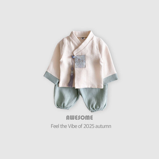 [Limited Time Order] Embroidery Boy Hanbok Set
