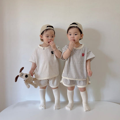 [PRE-ORDER] Simple Heart Top Bottom Set