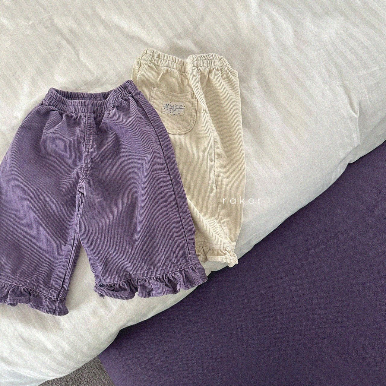 [PRE-ORDER] Lovely Corduroy Frill Pants