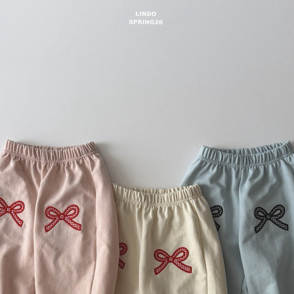 [PRE-ORDER] Check Ribbon Jogger Pants