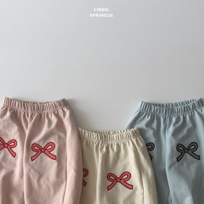 [PRE-ORDER] Check Ribbon Jogger Pants