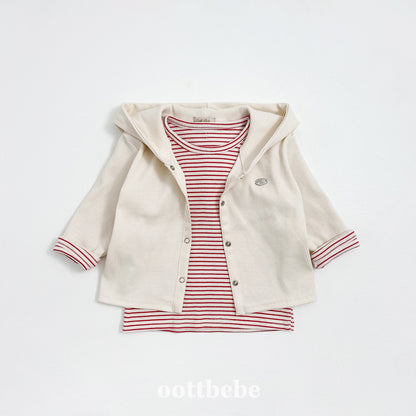 [PRE-ORDER] Olive Cardigan + T-Shirts Set