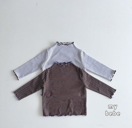 [PRE-ORDER] Stripe Half Turtleneck T-Shirts