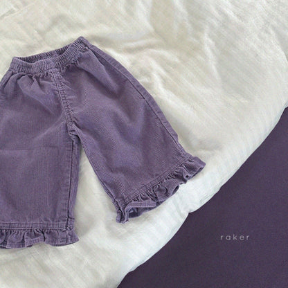 [PRE-ORDER] Lovely Corduroy Frill Pants