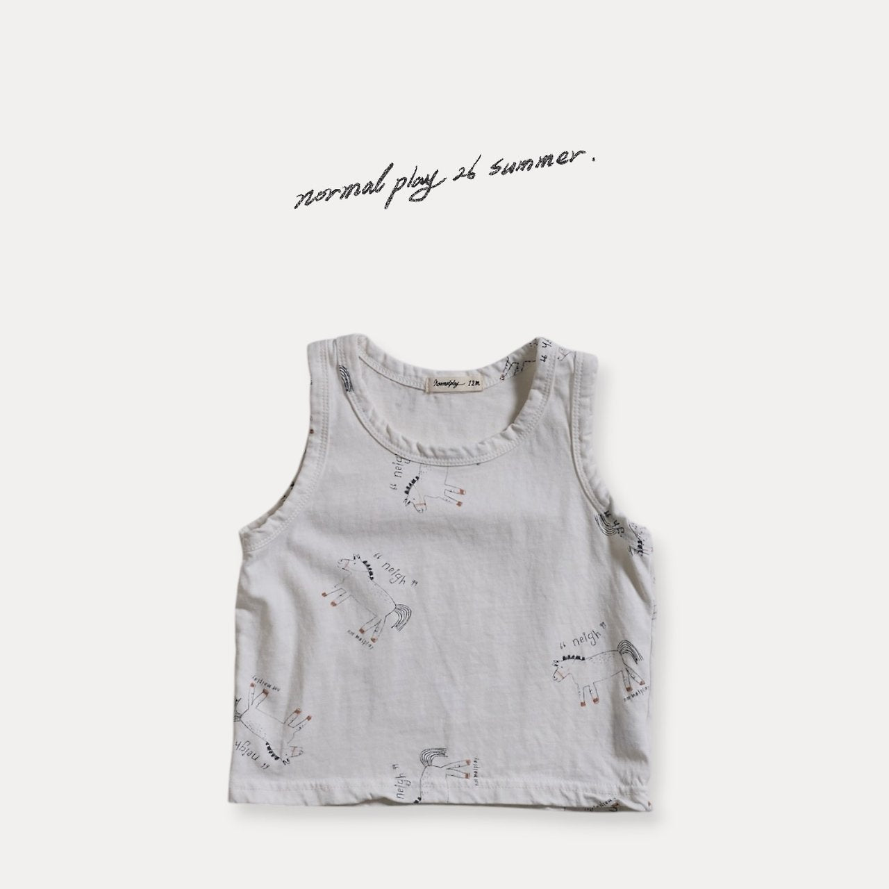 [PRE-ORDER] Pony Sleeveless T-Shirts