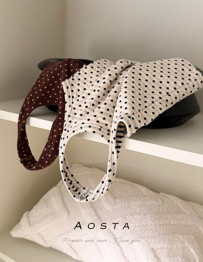 [PRE-ORDER] Choco Chip Halter Neck Top