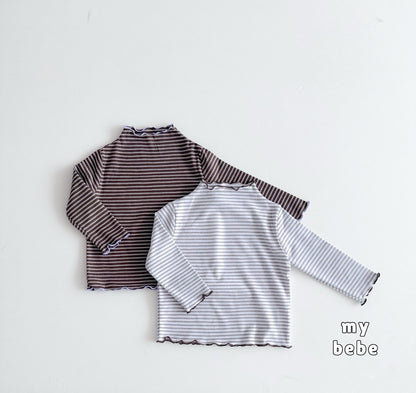 [PRE-ORDER] Stripe Half Turtleneck T-Shirts