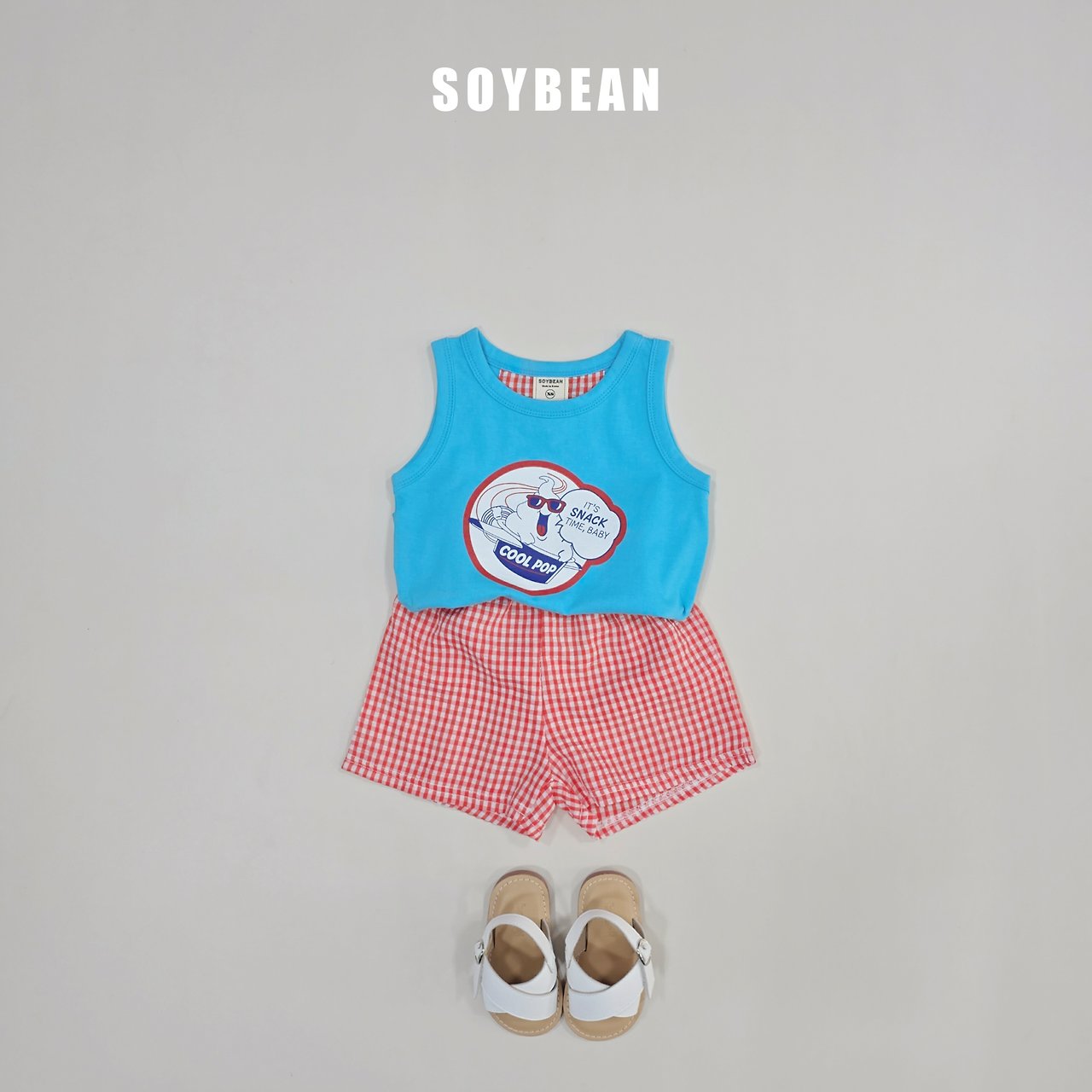 [PRE-ORDER] Cool Pop Check Top Bottom Set